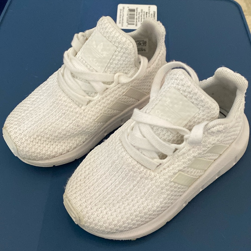 Adidas white sneakers
